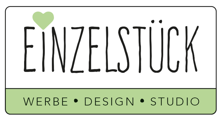 Logo EINZELSTÜCK Werbeagentur . Grafik . Webdesign by Bettina Weitenthaler